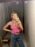 Handmade Pink Crochet Top