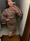 Pre-loved Rose Print Mini Dress