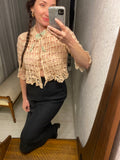 Pre-loved Prada Charcoal wool pencil skirt