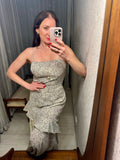 Pre-loved Tussah Spot Print Dress