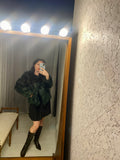 Pre-loved Green Faux Fur Jacket