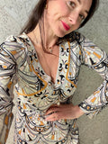 PUCCI Designer Silk Jersey Print Dress