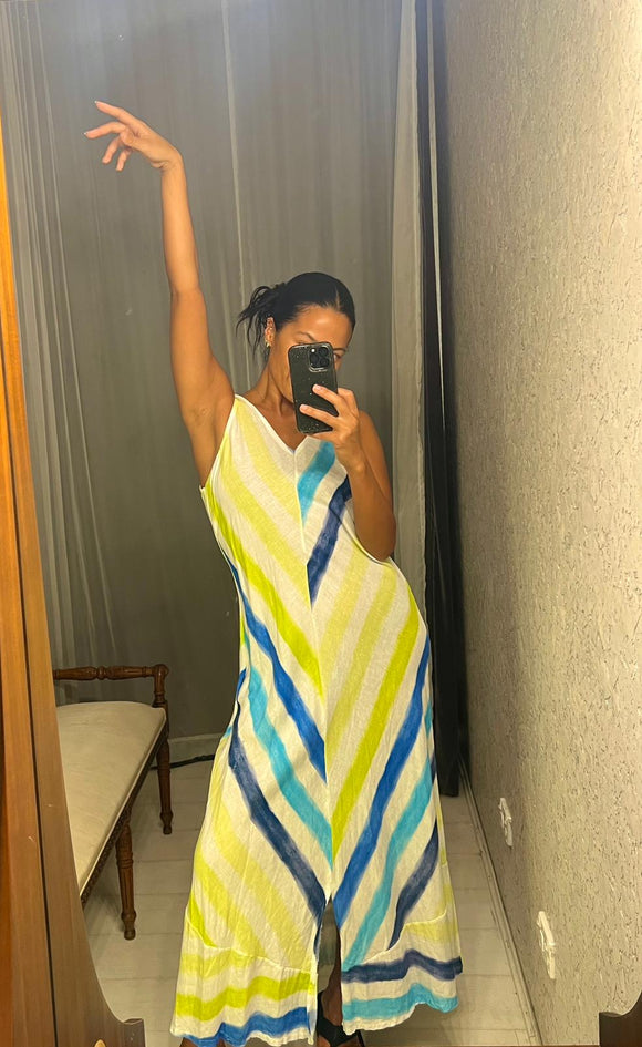 Pre-loved La Strada Italian Linen Long Dress