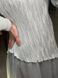 Vintage Silver Starlet Pleated Dress