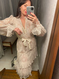Pre-Loved Zimmermann Cream Lace Dress