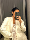 Pre-loved Agent Provocateur White Lace Bustier