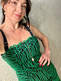 Pre-loved Ginger & Smart Green Navy Lace Dress