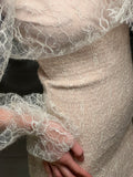 Pre-loved Alice McCall White Ruched Lace Dress