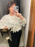 Pre-Loved White Bow Top