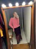 Pre-loved Pink Fluffy Cosy Jumper