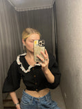 Pre-loved VIV Dee Black Long Sleeve Top