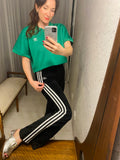 Pre-loved ADIDAS Green Top - New w Tags