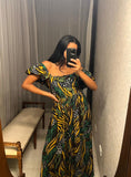 Pre-Loved Green Jungle Summer Dress