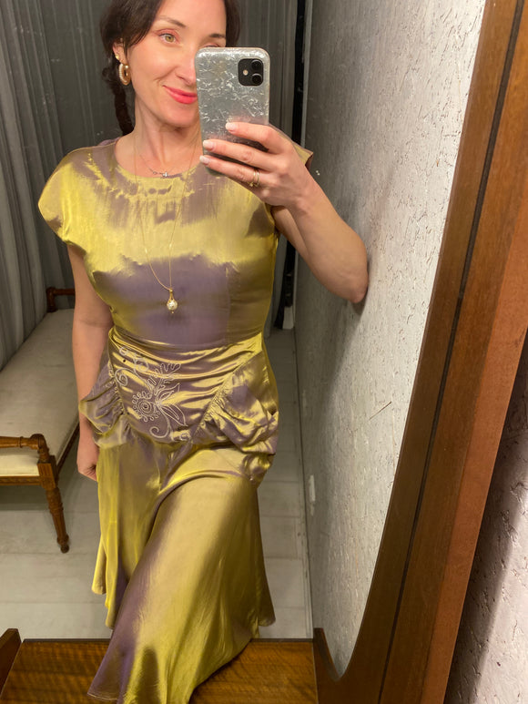 Vintage Contempo Casuals Gold Dress – GrandDays Vintage Contempo Casuals Gold Dress – GrandDays