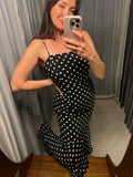 Pre-loved Style State Black Polkadot Dress