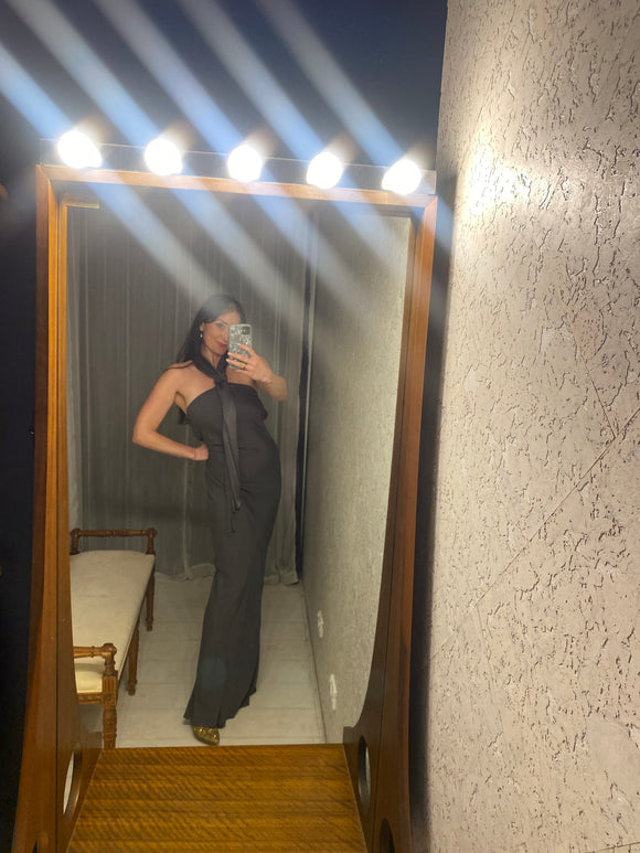 Pre-loved Brunello Cuccinellii Grey Evening Dress