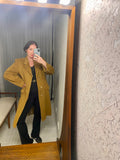 Vintage Camel 100% Cashmere Coat