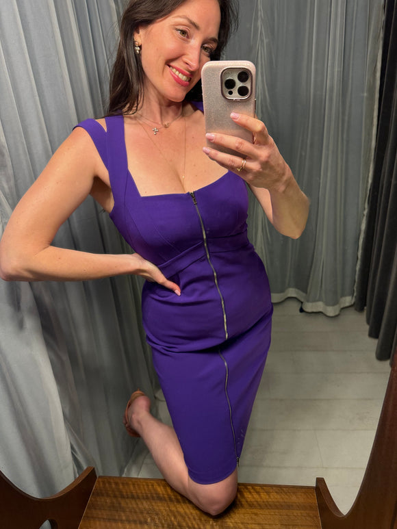 Pre-loved DIANE von Furstenberg Purple Dress
