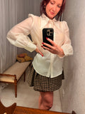 Pre-loved Japan Off White Shirt w Amazing Collar