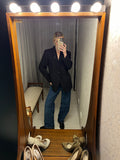 Vintage Costantino Black Pinstripe Jacket