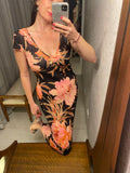Pre-loved Guava Black Floral Dress
