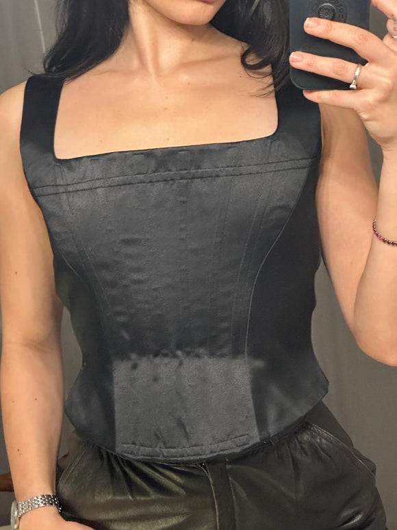 Vintage Matthew Eager Black Corset