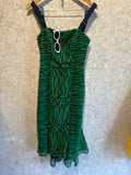 Pre-loved Ginger & Smart Green Navy Lace Dress