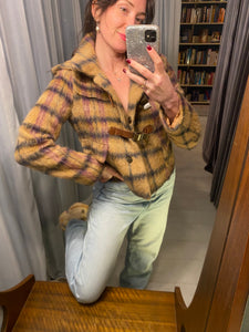 Pre-Loved “See By Chloe” Check Jacket w Hood