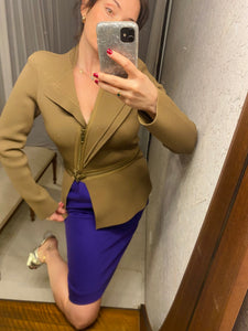 Vintage CELINE Purple Pencil Skirt