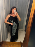 Pre-loved AKIRA Isogawa Black Handpainted Dress