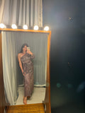 Pre-loved Kookai Lurex Stripe Disco Dress