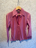Vintage Happy Tops Pink Shirt