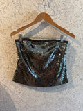 Pre-loved CUE Sequin Strapless Top