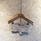 Pre-loved Stripe Ruched Bandeau Top