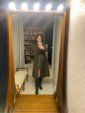 Pre-loved Decjuba Khaki Suede Feel Trench