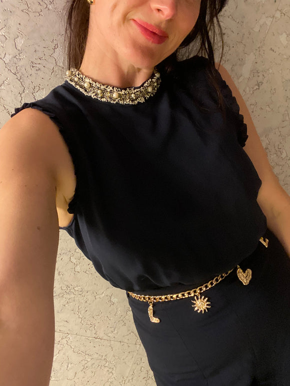 Gold LOVE Chain Belt