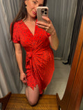 Pre-loved Kachel Red Silk Dress