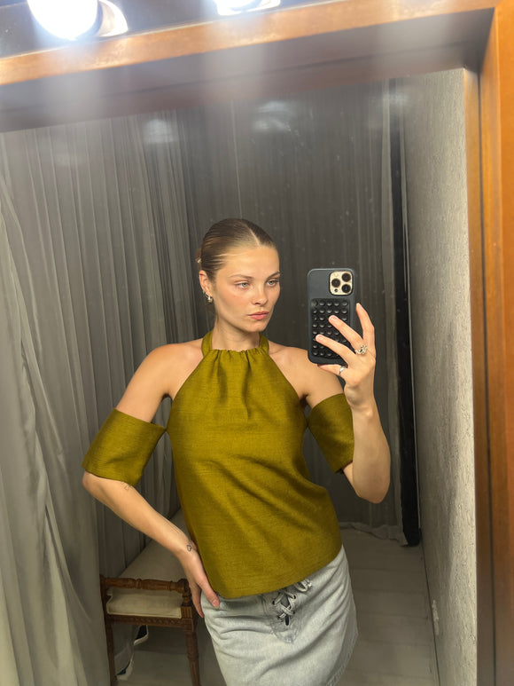 Pre-loved CMEO Collective Olive Top