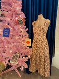 Dear Siouxsie Red Rose Print Dress