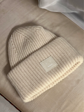 Pre-loved ACNE Studios Cream Wool Beanie