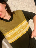 Pre-loved Golden Bird VERSINO Top