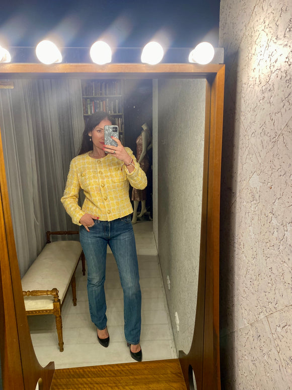 Pre-loved George Gross Pastel Tweed Jacket
