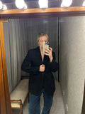 Vintage Costantino Black Pinstripe Jacket