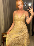 Pre-loved Seduce Gold Flirt Dress