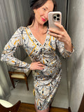 PUCCI Designer Silk Jersey Print Dress