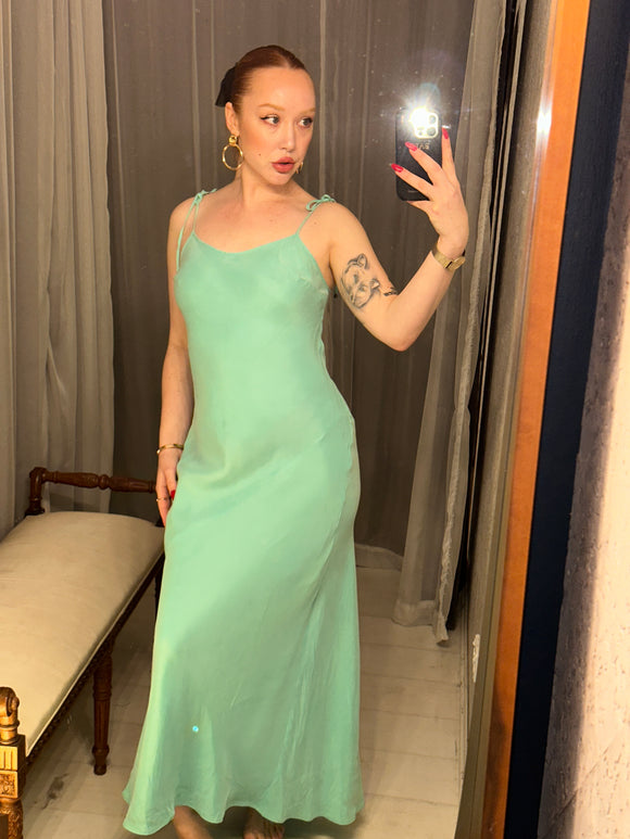 Pre-loved Tigerlily Aqua Bias Long Dress GrandDays Pre-loved Tigerlily Aqua Bias Long Dress GrandDays