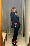 Pre-Loved PAUL SMITH Customised Ace of Hearts Suit