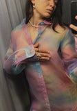 Pre-loved Rainbow Organza Shirt