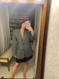 Pre-loved Blue Grey Tweed Jacket