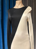 Iris & Ink Black White Midi Dress